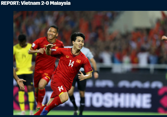 ĐT Việt Nam hạ đẹp Malaysia: Công Phượng rực rỡ trên báo châu Á - 1